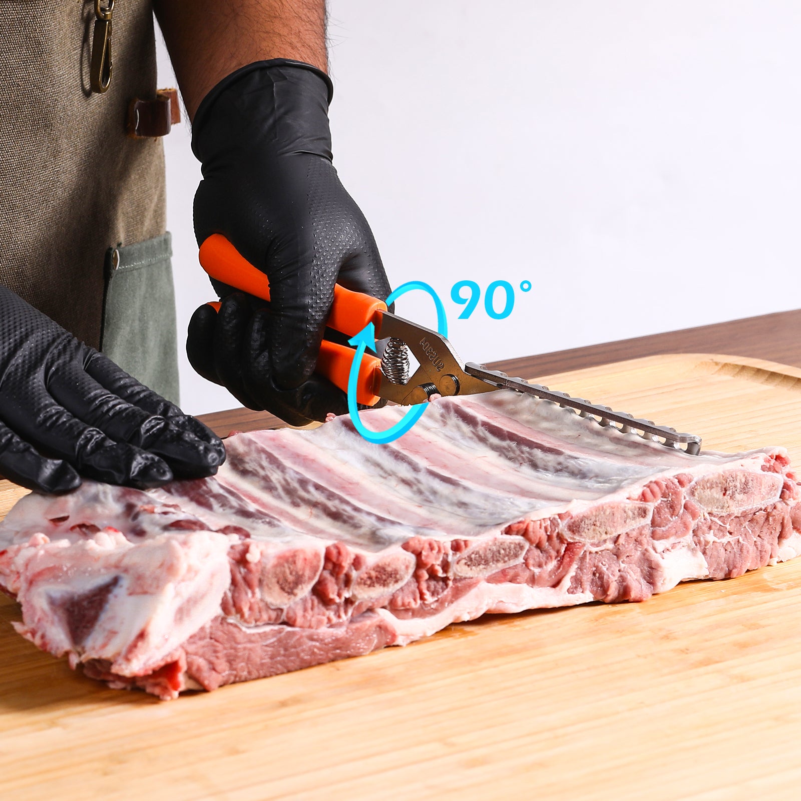 Stainless Steel Rib Membrane Remover for BBQ