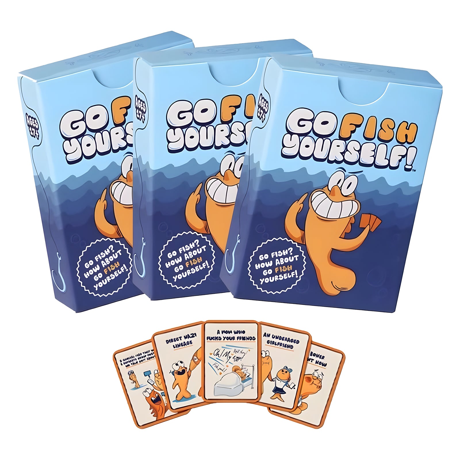 Go Fish Party Card Game – Funny Strategy Game for Friends & Family