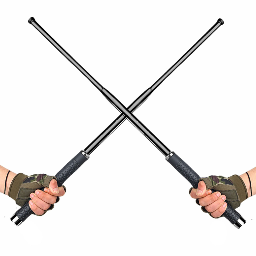 26″ Self-Defense Stick (2-Pack) – Extendable Metal Utility Stick for Personal Safety & Outdoor Use